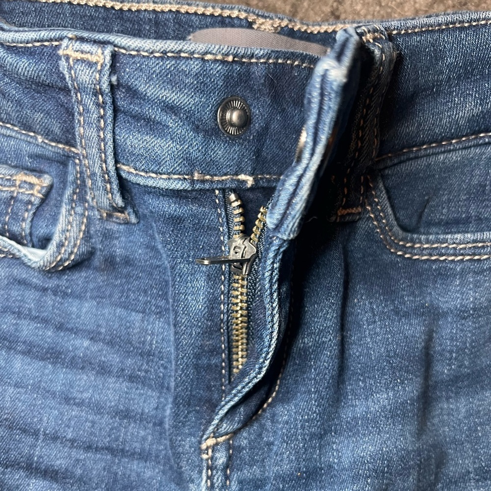 DL1961 Toddler Dark Denim White Side Stripe Chloe Skinny Jeans- Size 2T - Picture 7 of 10